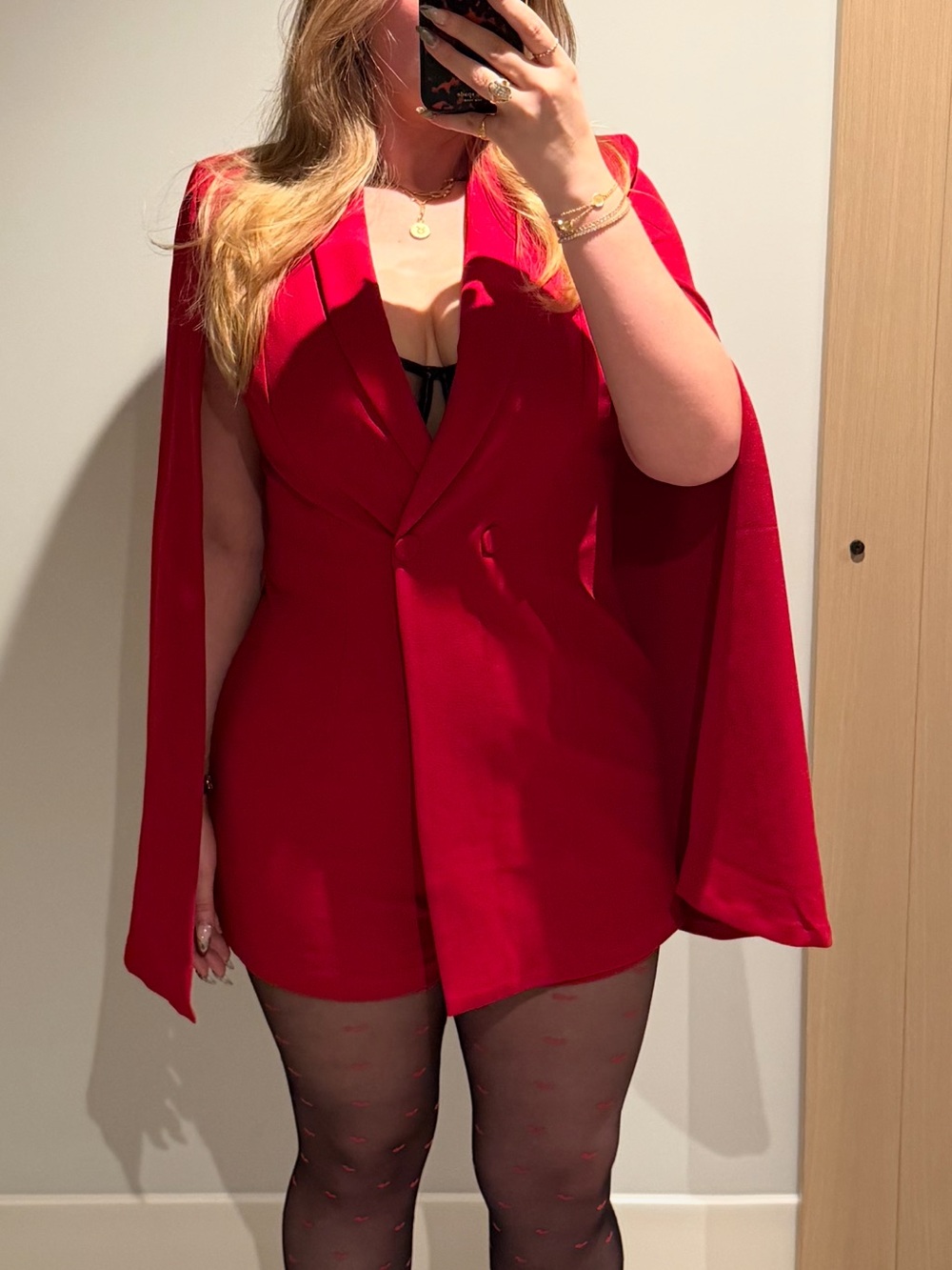 Express romper with cape